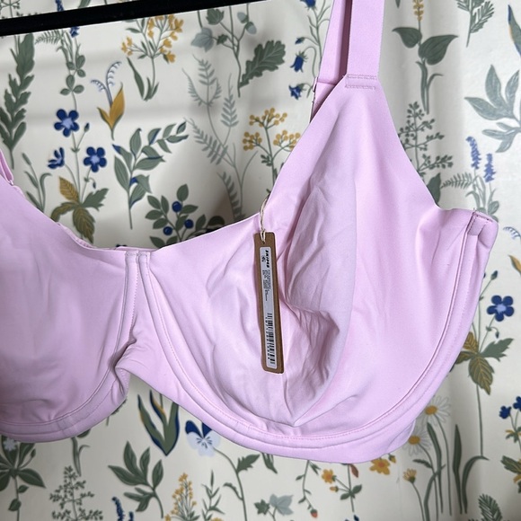 SKIMS Fits Everybody UNLINED UNDERWIRE‎ DEMI BRA CHERRY BLOSSOM size 44DDDD - Picture 4 of 7